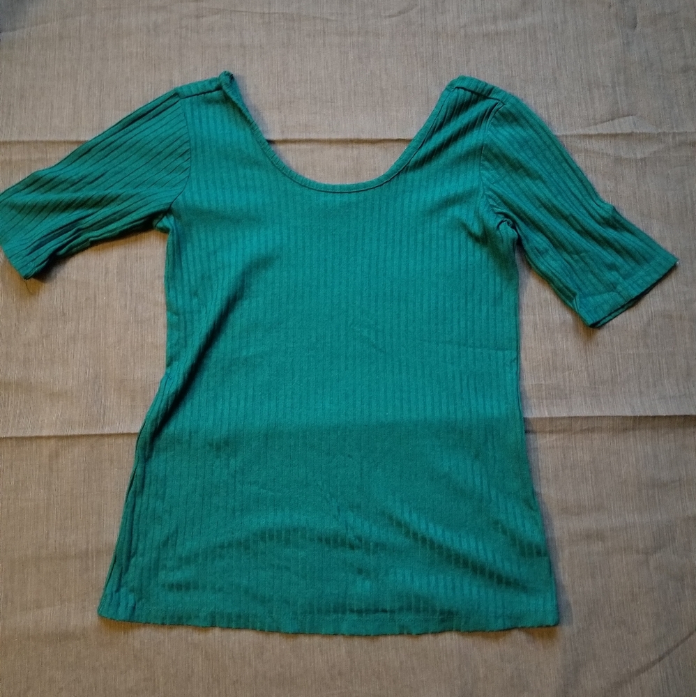 🛑SOLD🛑Beautiful turquoise 3/4 sleeve